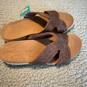 Skechers Women's Tan and Brown Sandals